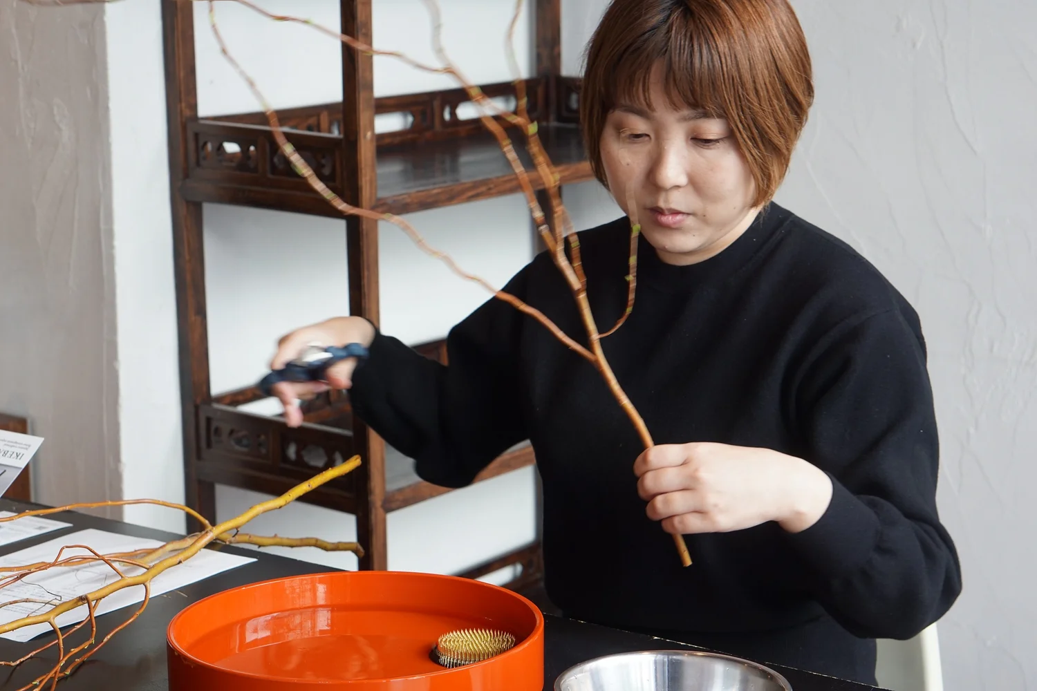 Private or Small Group English Ikebana Lesson in Tokyo