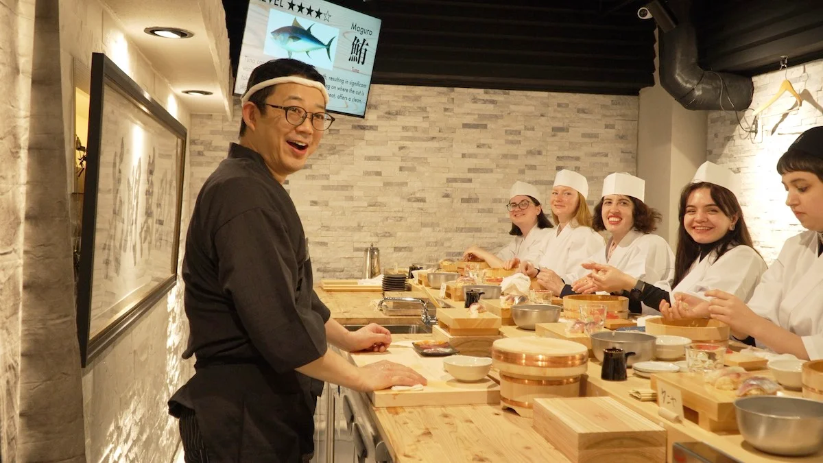 Sushi-Making Japanese Game Show Experience in Tokyo!