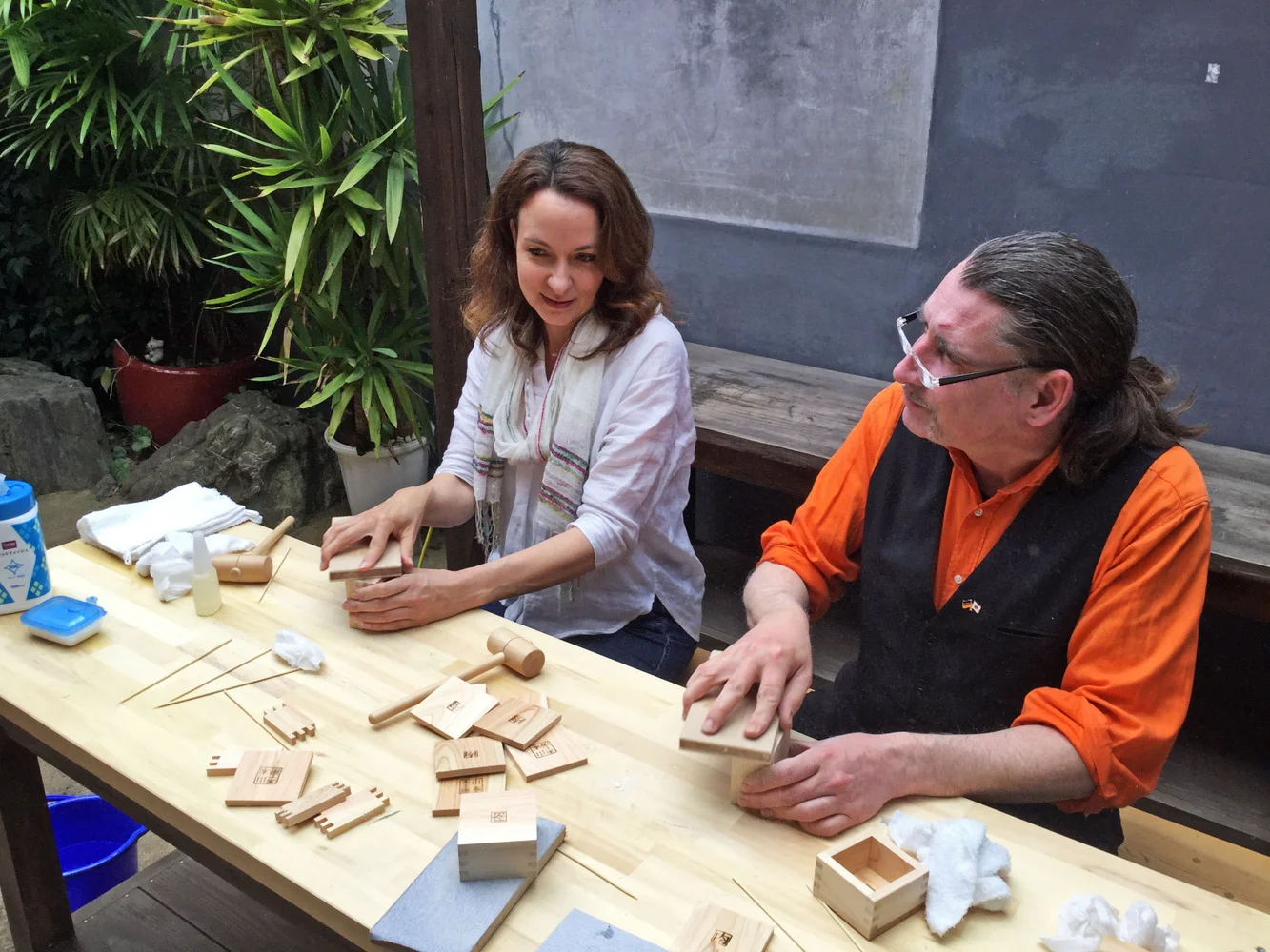 Japanese Crafts Workshop in Uchiko Town, Ehime Prefecture