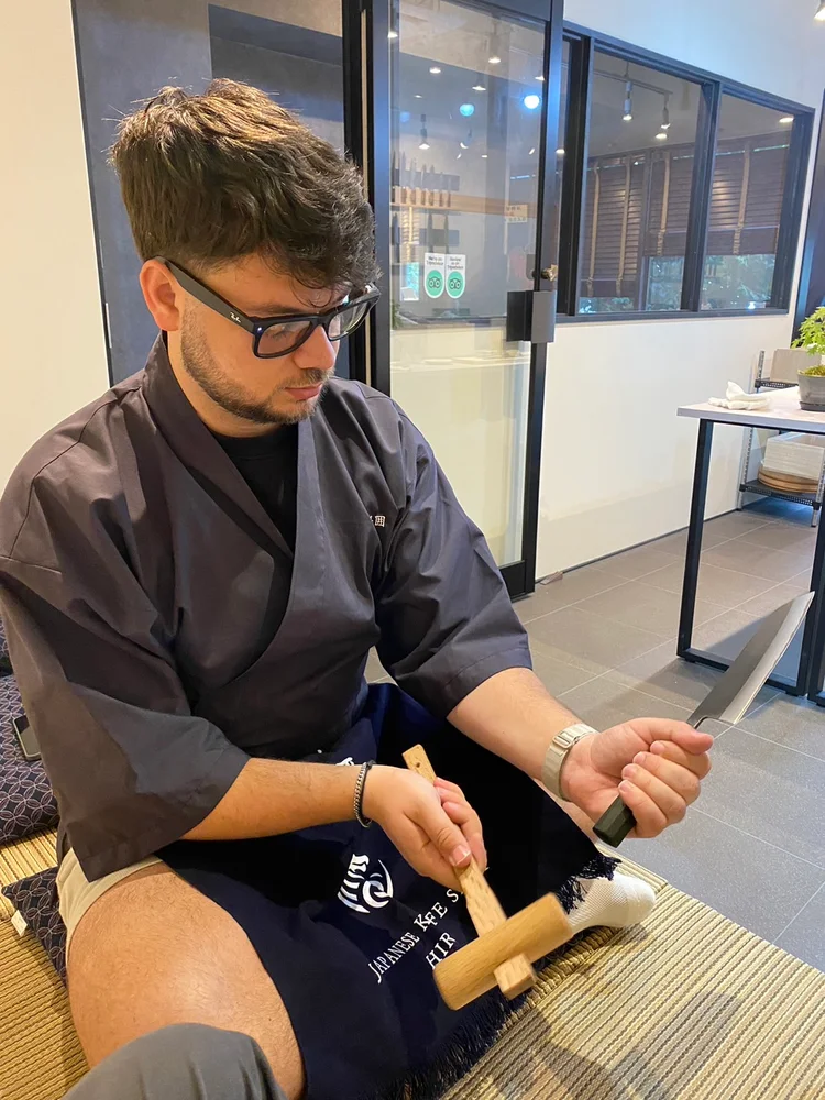 Japanese Knife-Making Workshop in Kyoto