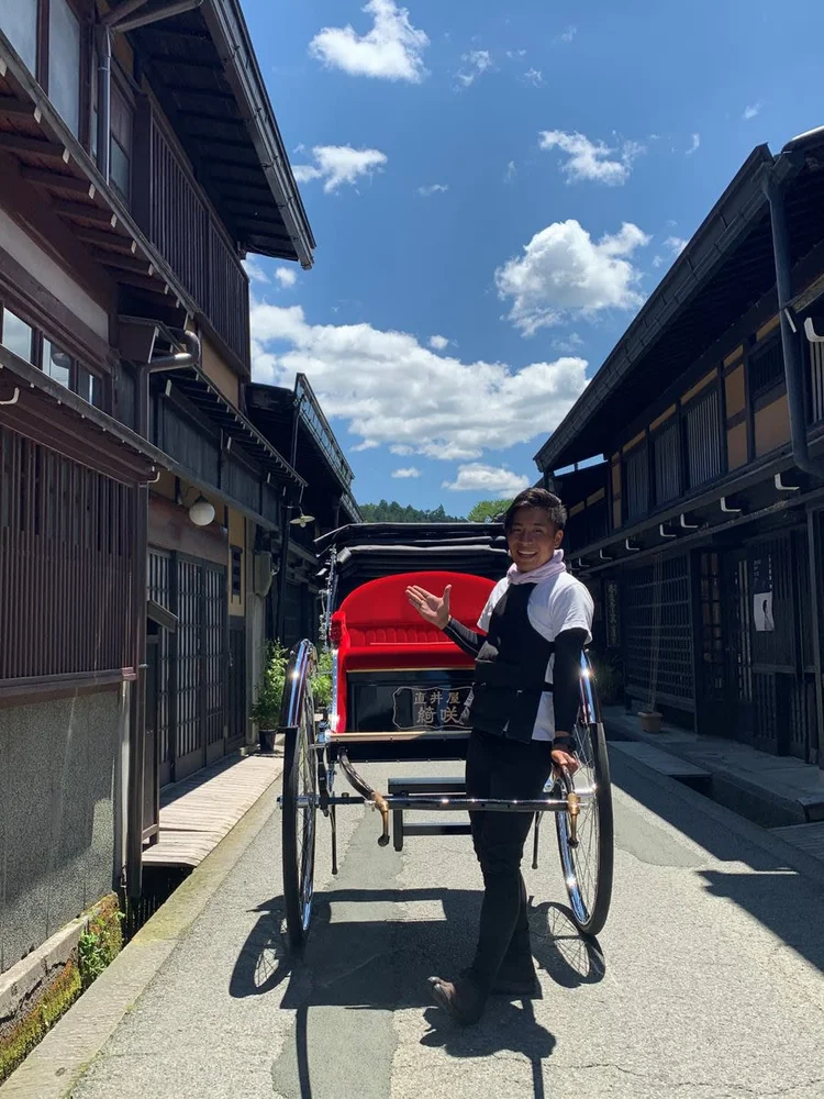 Online Rickshaw Tour of Takayama City, Gifu
