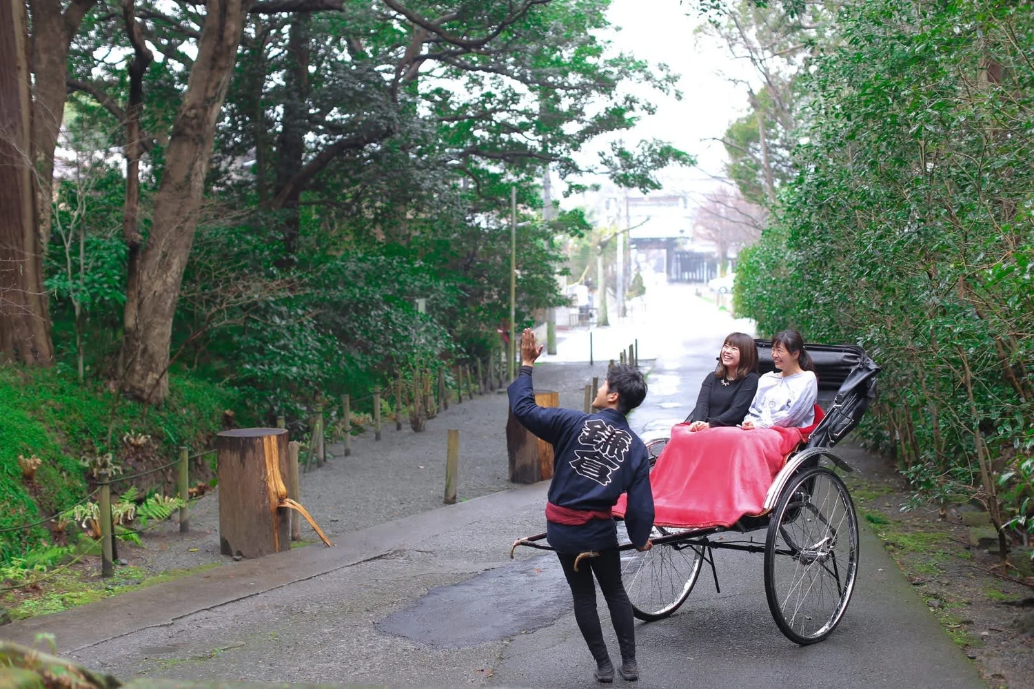 Book a Kamakura Rickshaw Ride Tour near Yokohama