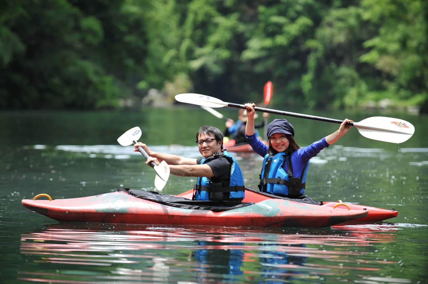 Kayaking for Beginners on Lake Shiromaru in Okutama, Tokyo