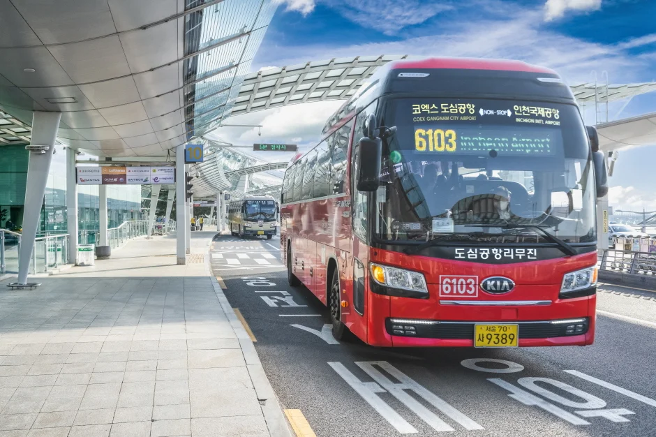 韓国 仁川空港⇔ソウル江南COEX都心空港 6103 リムジンバス乗車チケット 引換券 予約＜片道＞