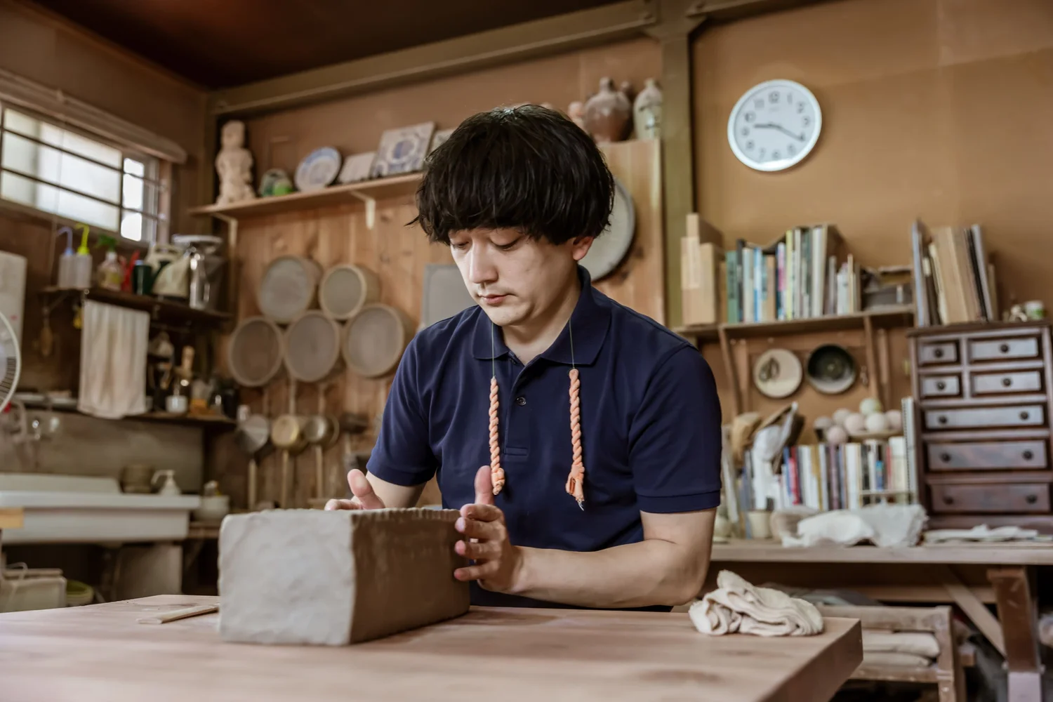 Nerikomi Pottery Lesson With a Famous Potter in Seto, Aichi