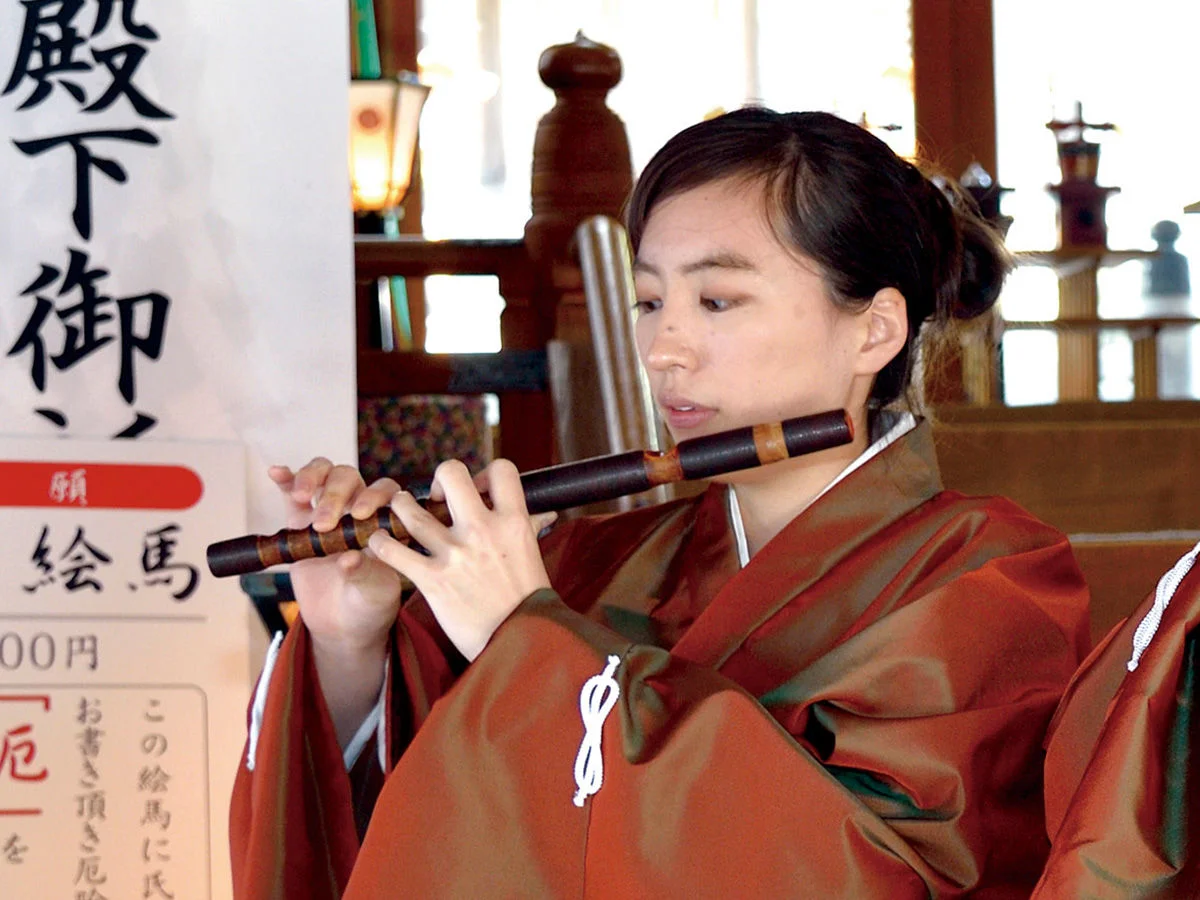 Gagaku Imperial Court Music Experience in Yawatahama, Ehime