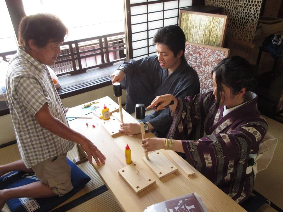 Japanese Crafts Workshop in Uchiko Town, Ehime Prefecture