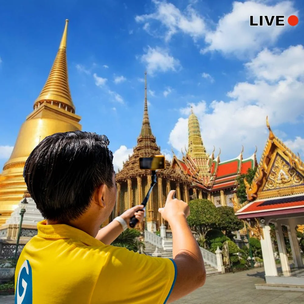 タイ エメラルド寺院とグランドパレスのオンラインツアー ＜日本語／英語ガイド＞
