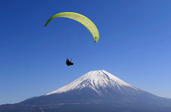 空から富士山を一望！朝霧高原でパラグライダー体験 予約 ★楽天トラベル 観光体験限定有★