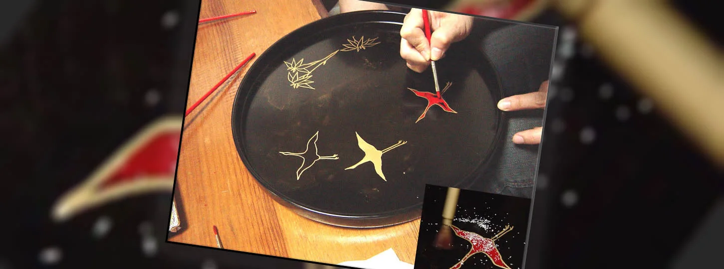 Maki-e Art Workshop at an Old Lacquer-ware Shop in Central Kyoto!