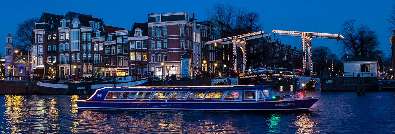 Amsterdam: 1-Hour Night Cruise with Audio Guide E-Tickets