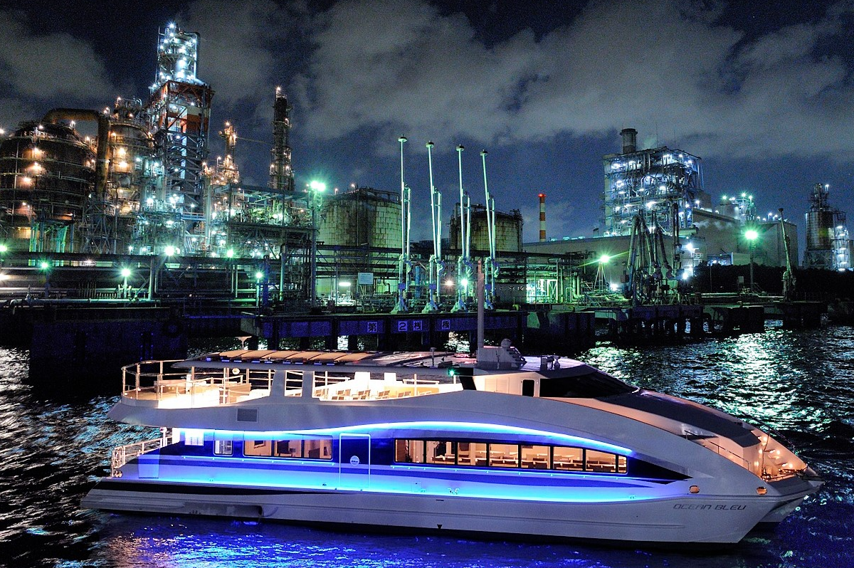Enjoy Yokohama!! Factory Night View Jungle Cruise～Operates Saturday/Sunday～