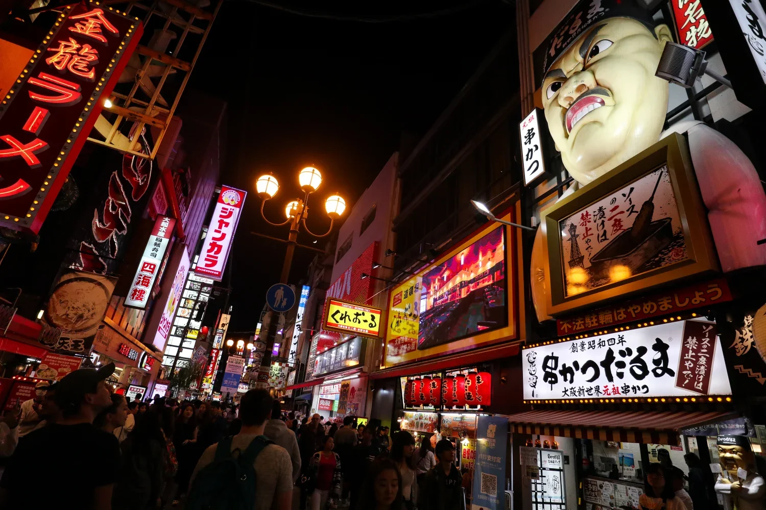 Osaka Local Foodie Tour in Dotonbori and Shinsekai