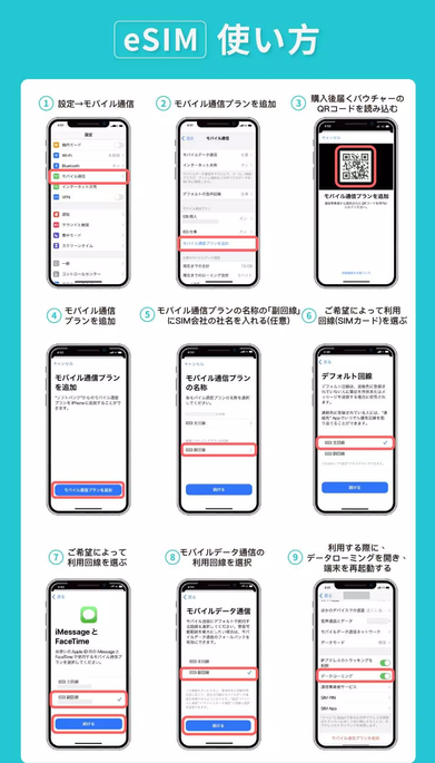 台湾旅行 eSIM データ無制限 購入＜1GB・2GB・3GB＞