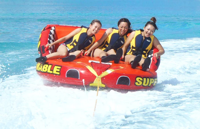 Okinawa Snorkeling, Banana Boat & Super Mable in the Keramas
