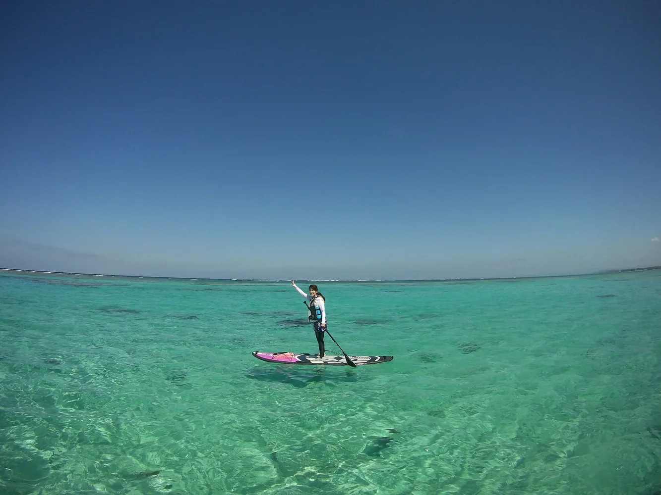 Visit the Bise-no-Warumi Power Spot in Okinawa by SUP