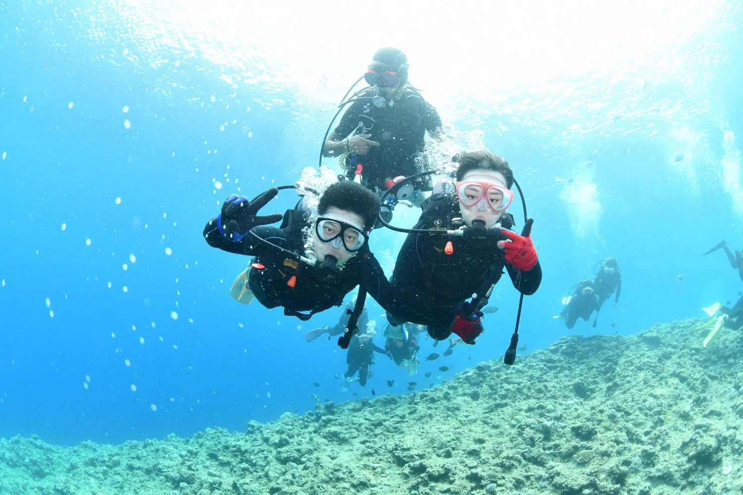 Blue Cave Boat Diving Okinawa — Beginner-Friendly Dive